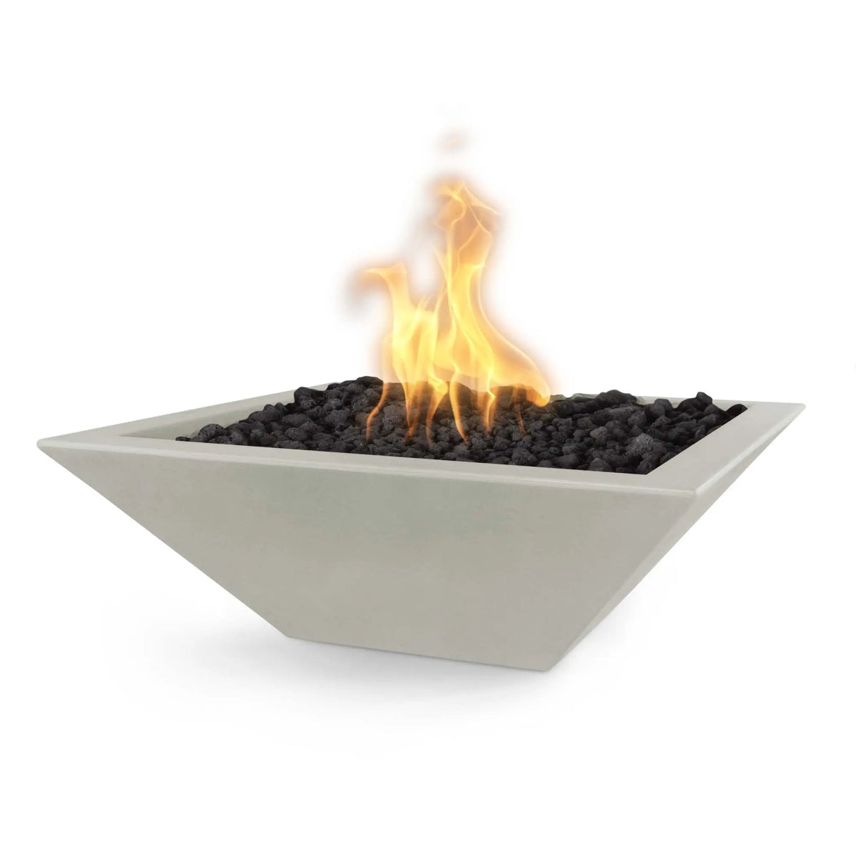 The Outdoor Plus | Maya Fire Bowl – GFRC Concrete | 24", 30", & 36" | Multiple Color Options | Liquid Propane | 4 week lead time The Outdoor Plus