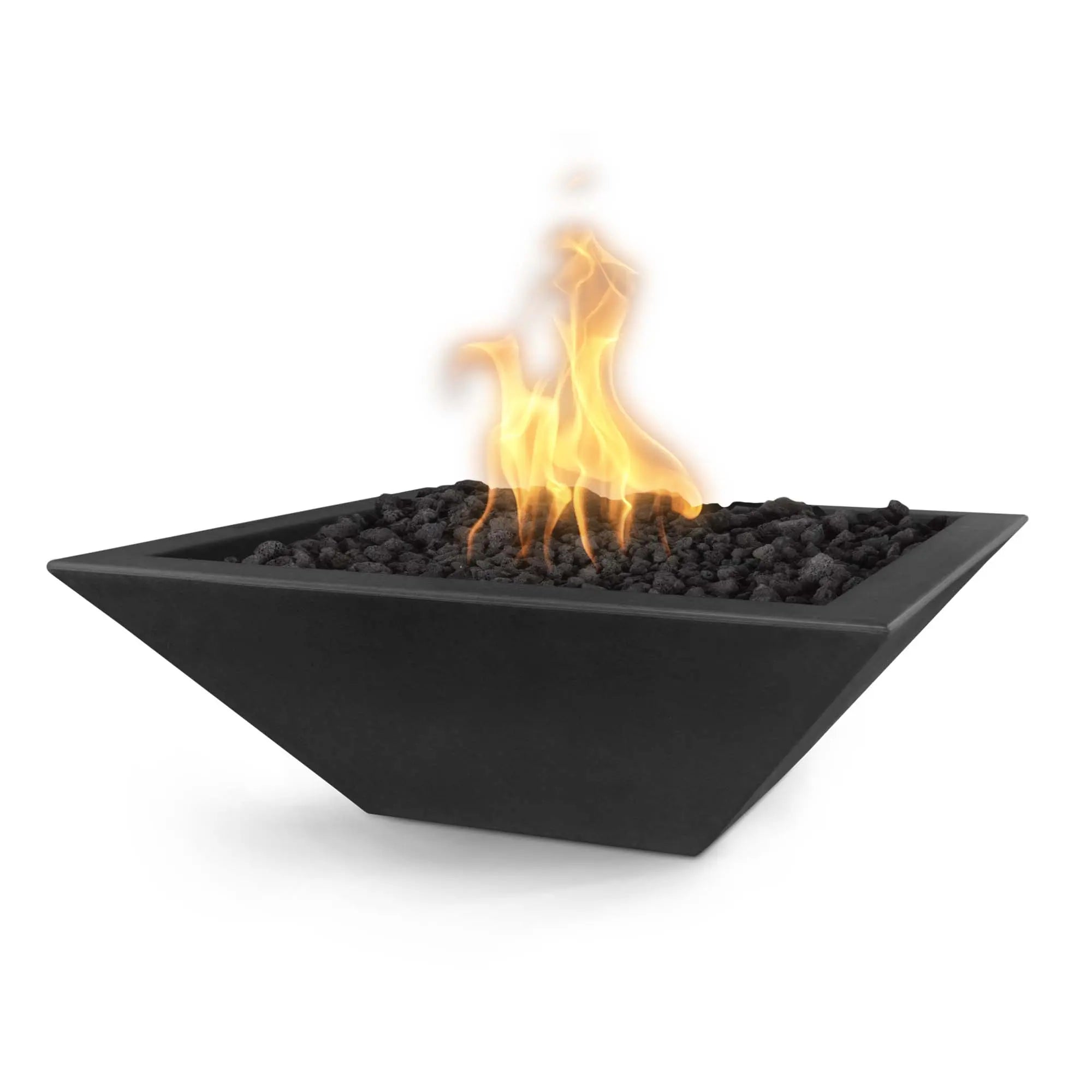 The Outdoor Plus | Maya Fire Bowl – GFRC Concrete | 24", 30", & 36" | Multiple Color Options | Liquid Propane | 4 week lead time The Outdoor Plus
