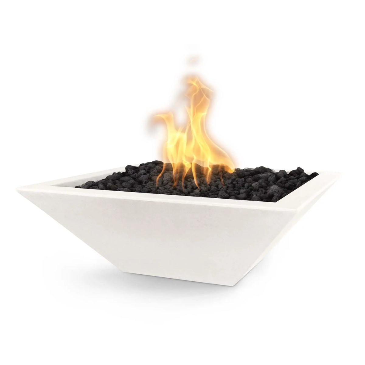 The Outdoor Plus | Maya Fire Bowl – GFRC Concrete | 24", 30", & 36" | Multiple Color Options | Liquid Propane | 4 week lead time The Outdoor Plus