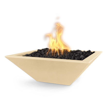 The Outdoor Plus | Maya Fire Bowl – GFRC Concrete | 24", 30", & 36" | Multiple Color Options | Liquid Propane | 4 week lead time The Outdoor Plus