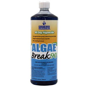 Natural Chemistry 17600NCM Algae Break 90 Algaecide, 32 oz Bottle, 12/Case