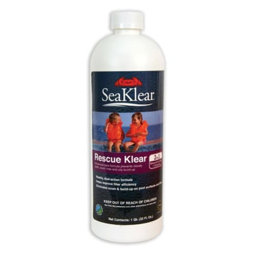 SeaKlear | 90180SKR | Rescue Klear Clarifier 32 fl oz Bottle 12/Case