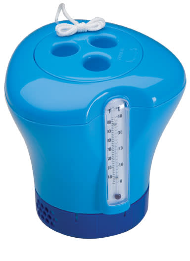 Ocean Blue | 160015 | Floating Chlorinator Thermo Thermometer Combo Floating Chlorinator & Thermometer Combo