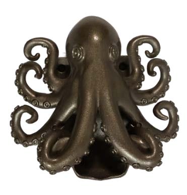Artista Pools Octopus Scupper Spillway – 1" NPT, Premium Metallic Finishes