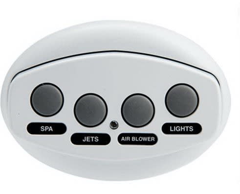 Pentair 521886 Spa-side Remote IS4 4 Button Gray, 100' Cord