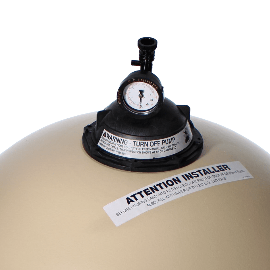 Pentair | EC-140264 | Triton II TR60 Side Mount Sand Filter | 24" Diameter Almond