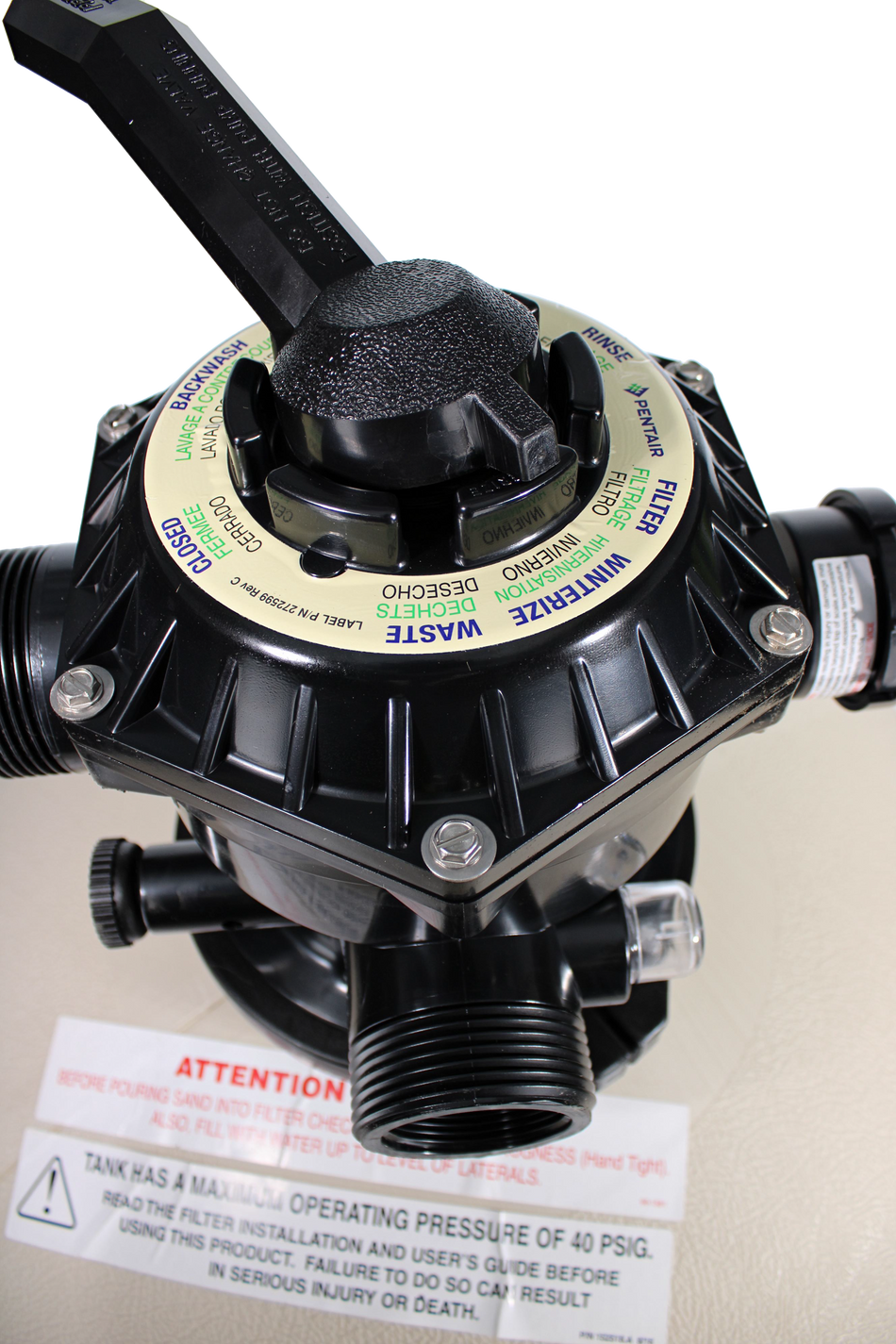 Pentair | EC-145333 | Sand Dollar Top Mount Sand Filter | High Efficiency Residential