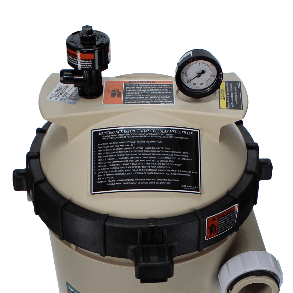 Pentair | EC-160354 | Clean & Clear RP 100 sq ft Cartridge Filter | Side-Entry High Efficiency