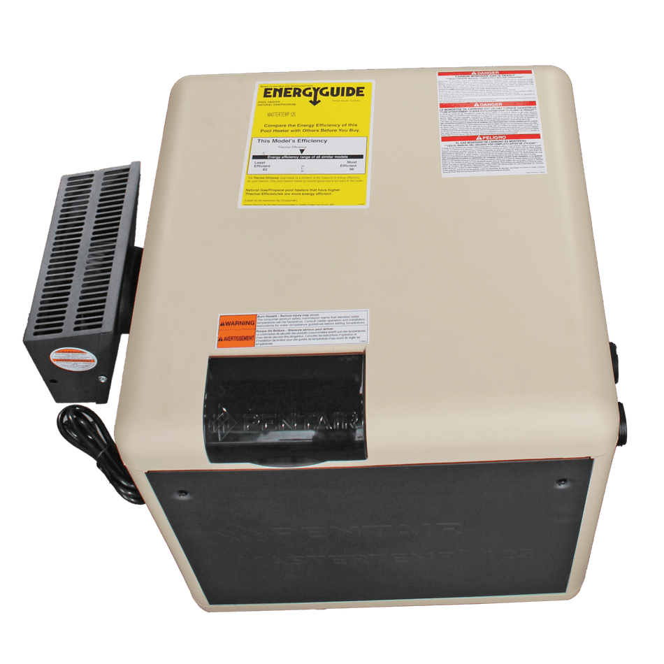 Pentair | EC-462024 | MasterTemp 125 High Performance Heater | 125,000 BTU Natural Gas