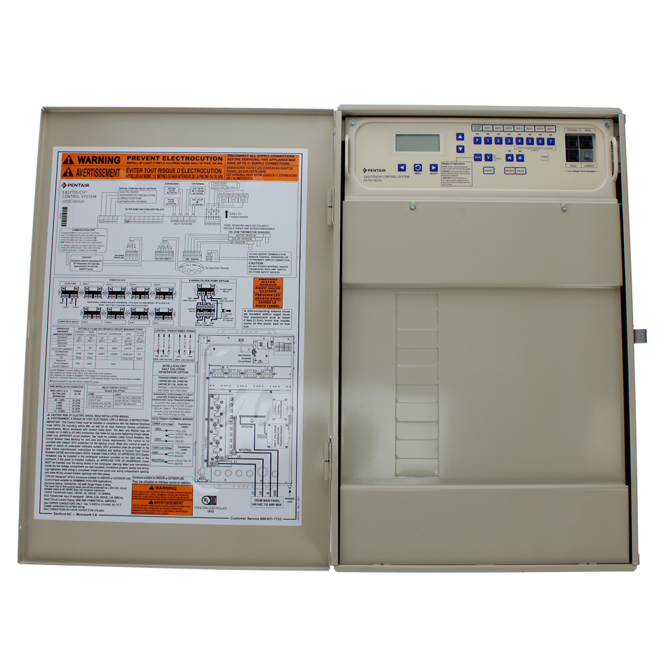 Pentair | EC-520540 | EasyTouch 8 Pool & Spa Control System | Base System with 2 Valve Actuators