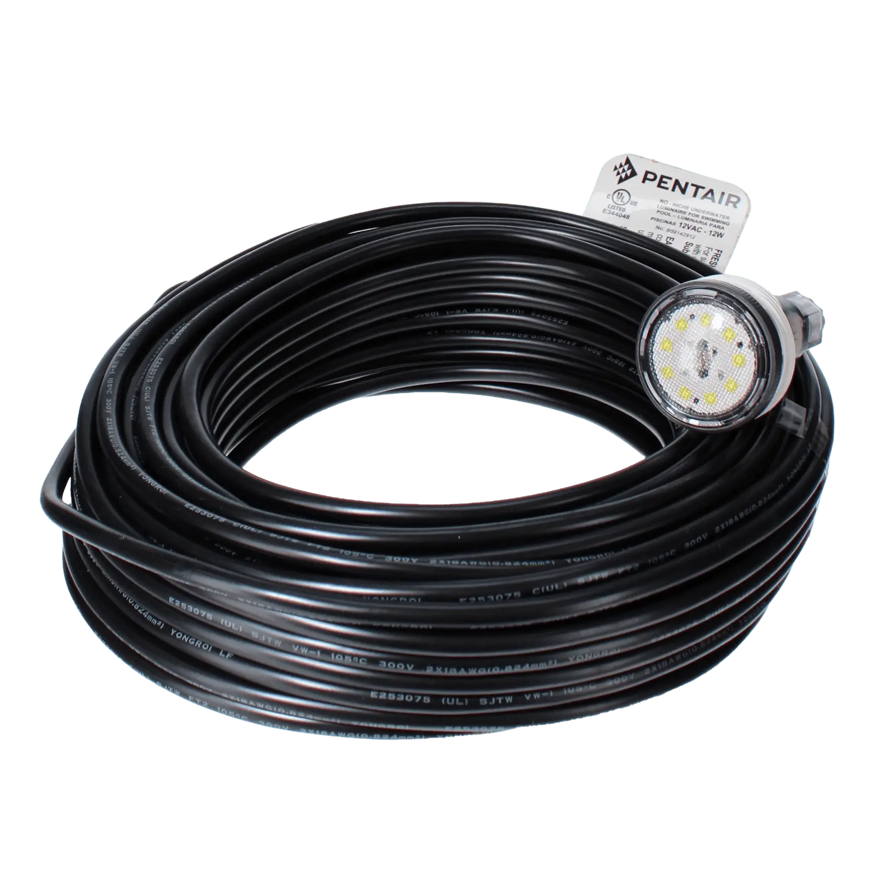 Pentair | EC-620429 | MicroBrite White LED Pool Light | 12V 12W 100' Cord Pentair