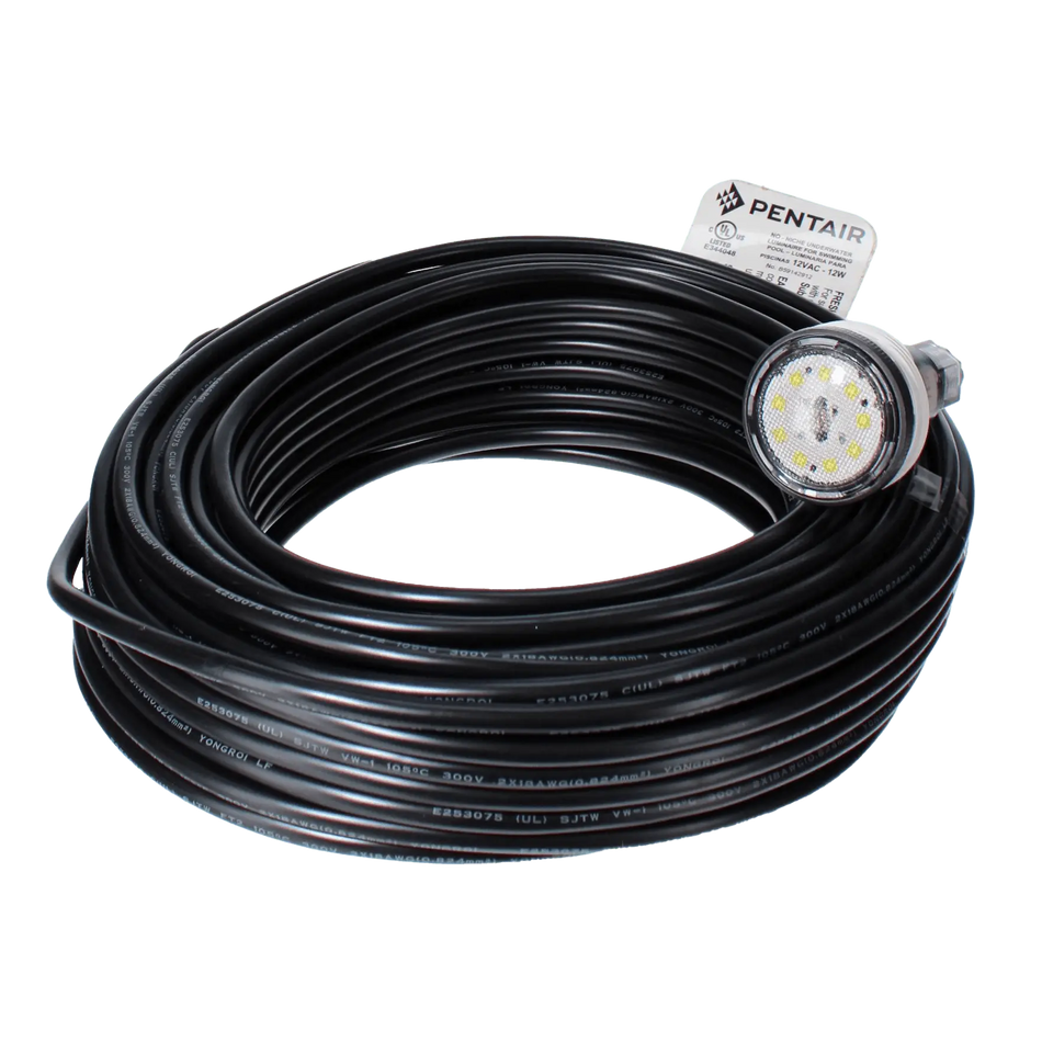 Pentair | EC-620429 | MicroBrite White LED Pool Light | 12V 12W 100' Cord Pentair