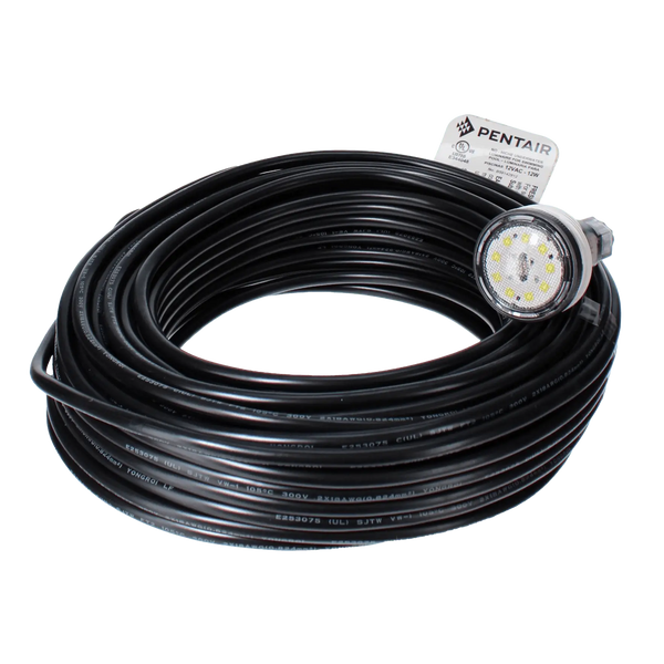 Pentair | EC-620429 | MicroBrite White LED Pool Light | 12V 12W 100' Cord Pentair