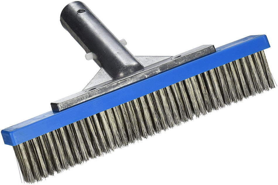 Pentair | R111626 | #709 9" Rainbow Algae Brush with Stainless Steel Bristles | OEM Pool Cleaning Brush