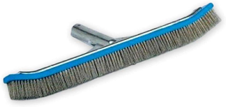 Pentair | R111646 | #718 18" Algae Brush with Stainless Steel Bristles | OEM Pool Wall Cleaning Brush