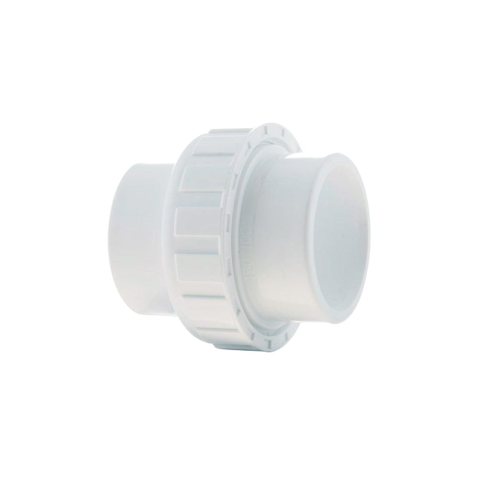 Praher 150-100 1-1/2" SKT PVC Full Flow Union