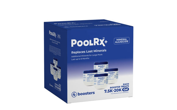 PoolRx | 332004 | PoolRx+ Mineral Algaecide Booster 4-Pack 7.5K-20K