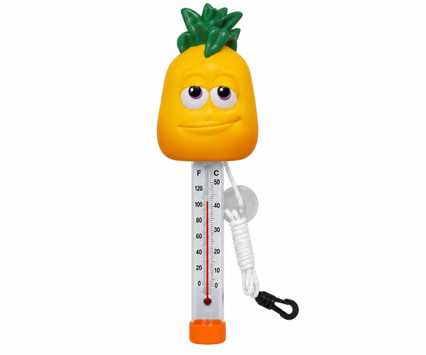 PoolStyle | PS2105 | Pineapple Tutti-Frutti Thermometer – 12/Case