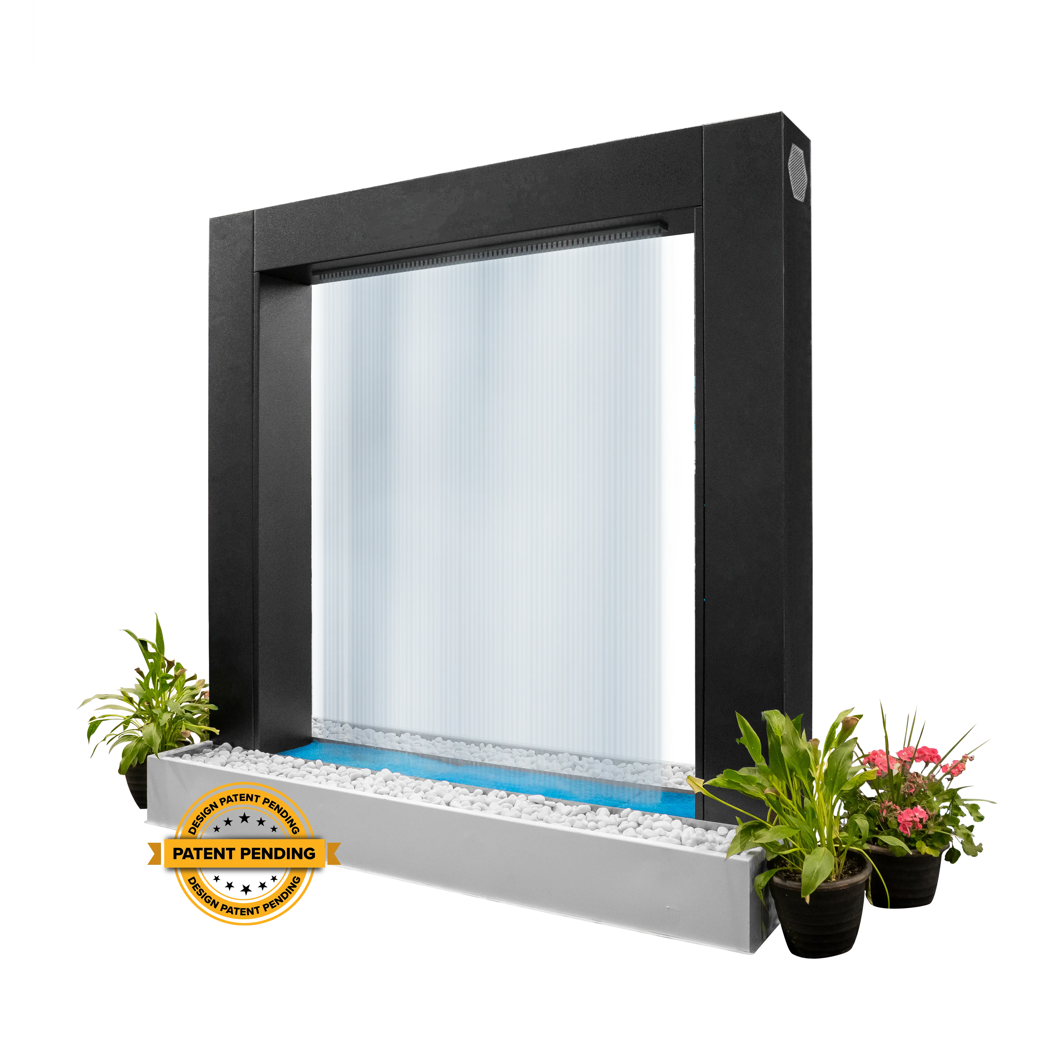 The Outdoor Plus | Paradise Fall | Water Feature – 60”, 72”, 84”, 96” | Multiple Powder Coat Finish Options The Outdoor Plus