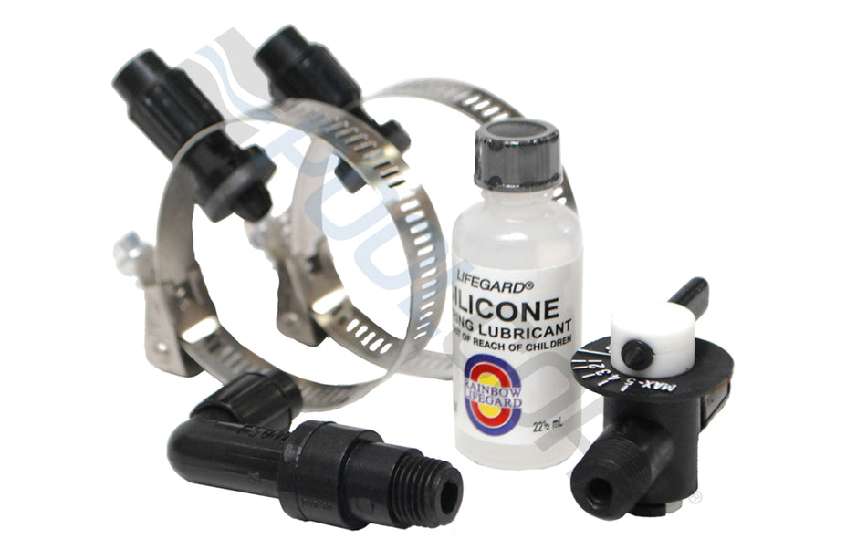 Pentair | R172064 | Chemical Feeder Parts Bag – Complete Maintenance Kit for Rainbow Off-Line Chlorinators