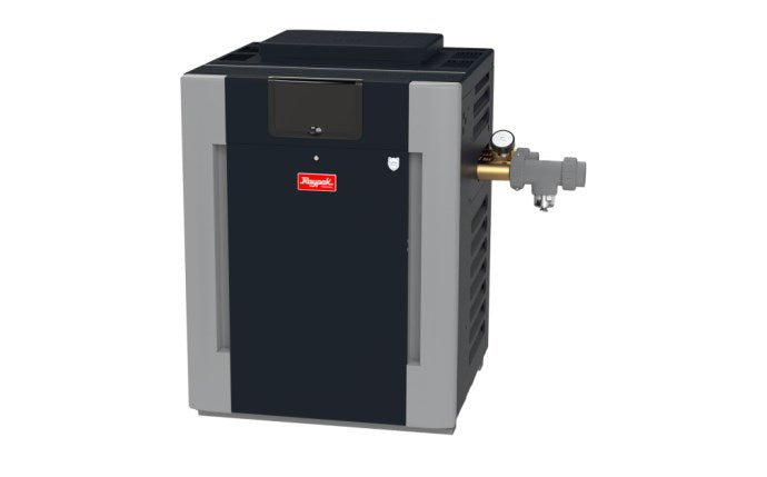 Raypak | 017384 | B-R266A-EP-C #57 Digital ASME Propane Gas Pool & Spa Heater | 266K BTU, Bronze Headers, Copper Exchanger
