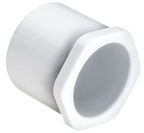 PVCFittings Sch. 40 PVC Bushing 2 in. x 1-1/2 in. Spigot x Slip