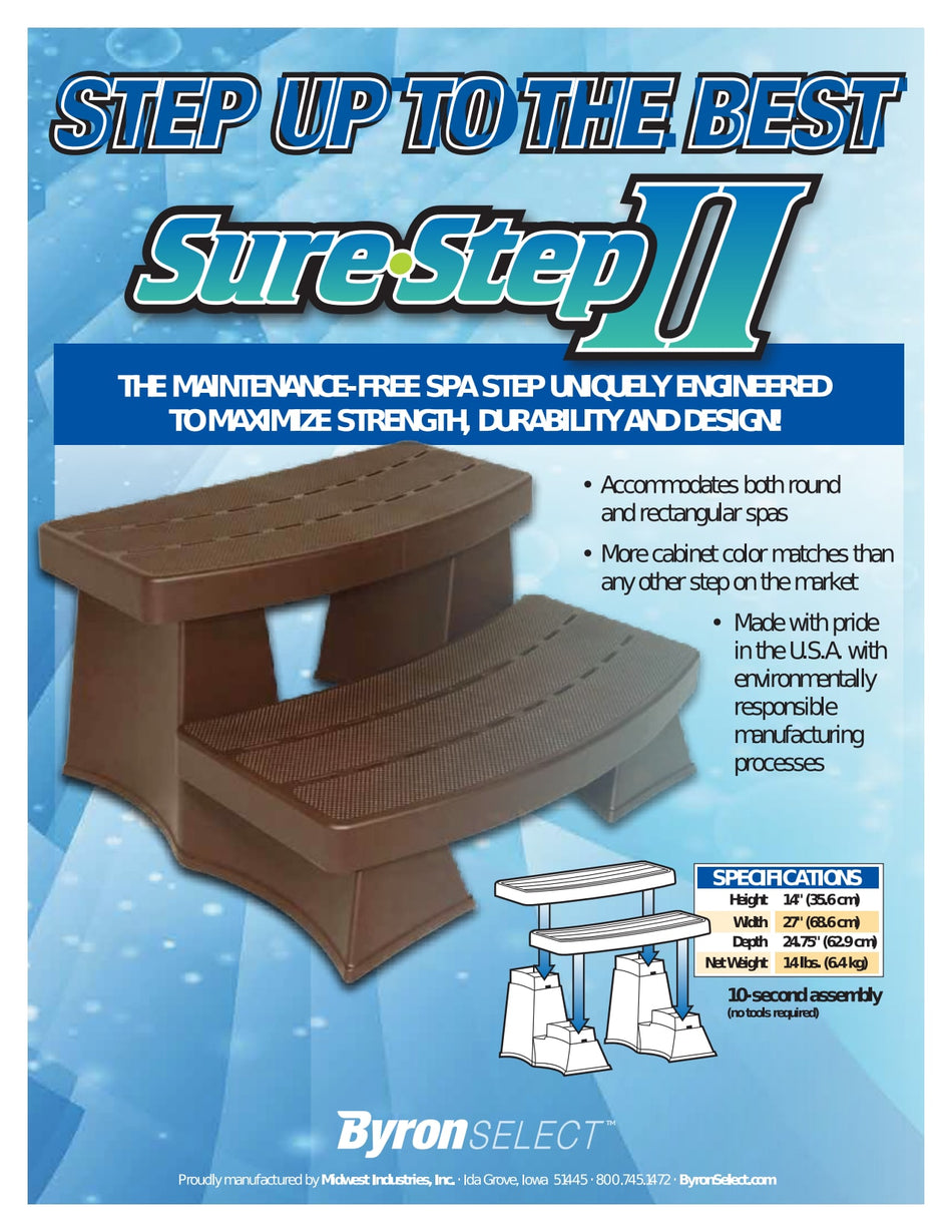 Sure Step II Spa Step, Black | 6130404