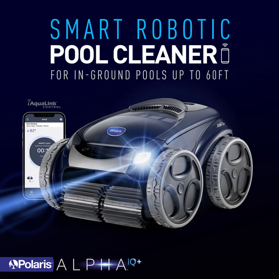 Polaris | FALPHAIQP | Alpha iQ+ Robotic Pool Cleaner with Caddy