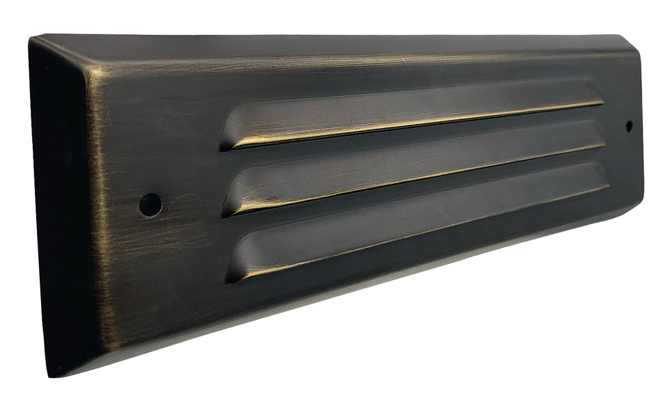 Sollos | 27525 | Surface Mount Step Light - 12V - 9"-Warm White (2700K) Integrated LED-Antique Brass (7-10 day lead time)