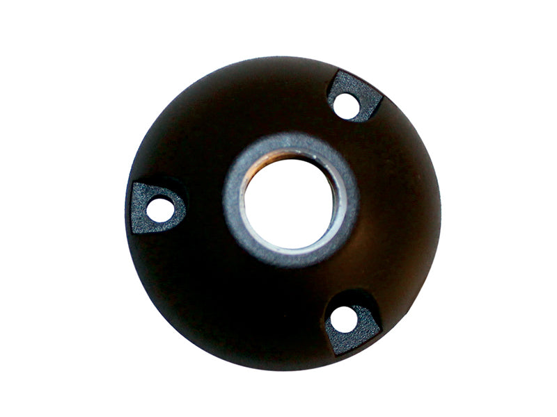 Sollos | 998140 | Surface Mount Mounting Plate – Textured Black Finish – For Landscape Lighting Fixtures (7-10 Day Lead Time)