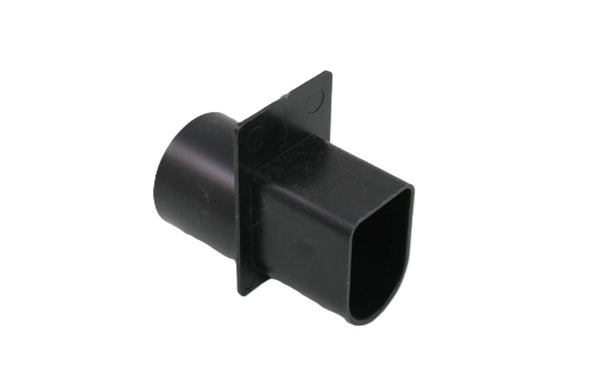 Stegmeier | DEA | Black End Adapter for Deck Drain