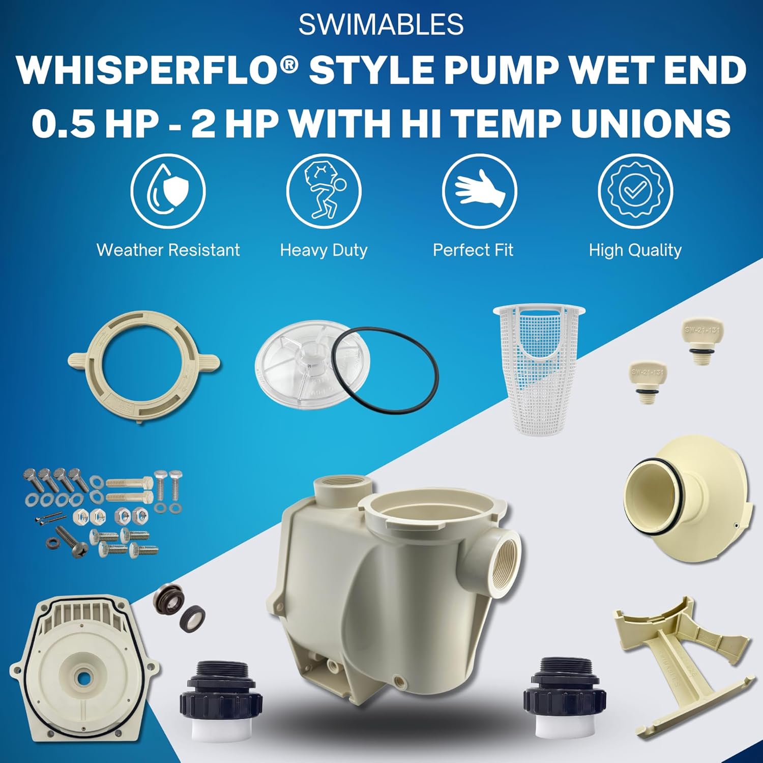 Swimables Wet End Volute Pot Kit - Thumbnail 5
