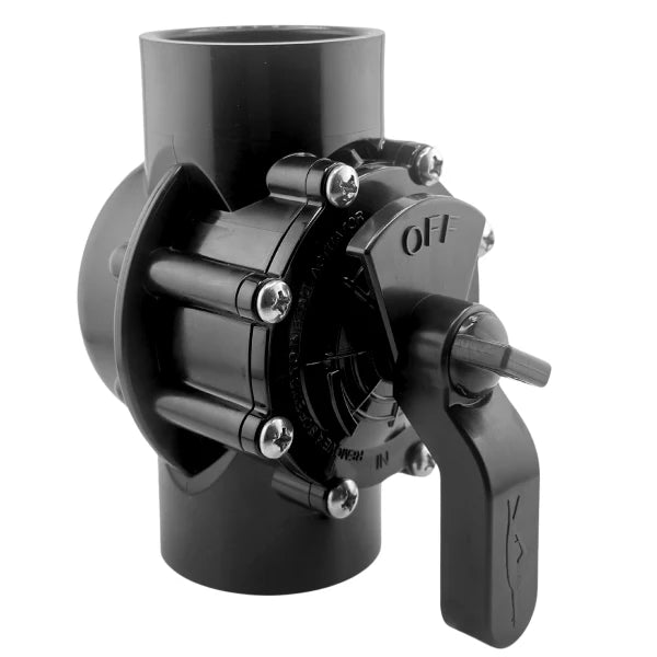 Swimables | SW-35-215 | 2-Port CPVC Diverter Valve – 1.5" x 2" Plumbing Control