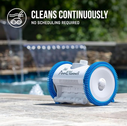 Hayward | W3PVS20JST | The PoolCleaner 2 Wheel Suction Cleaner, White Hayward