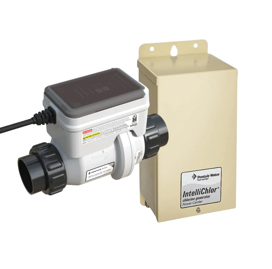 Pentair | 523733 | IntelliChlor Plus30 Salt Chlorine Generator – 30K Gallon Capacity | Cell & Power Pack Pentair