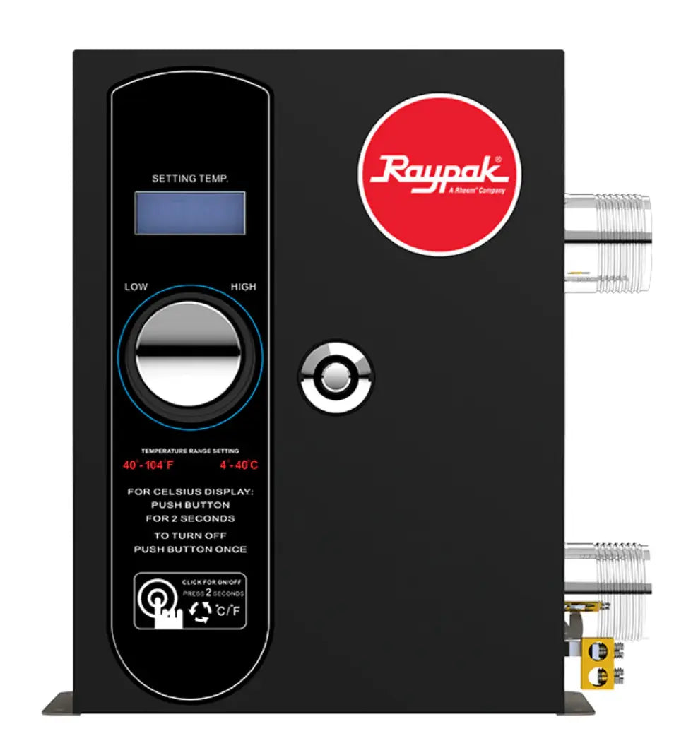 Raypak | 100-10000663 | ET3 Electric Titanium Heater | 11 kW 240V Unit AquaTech Pools & Spa