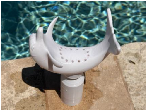 Artista Pools Dolphin Pool Bubbler