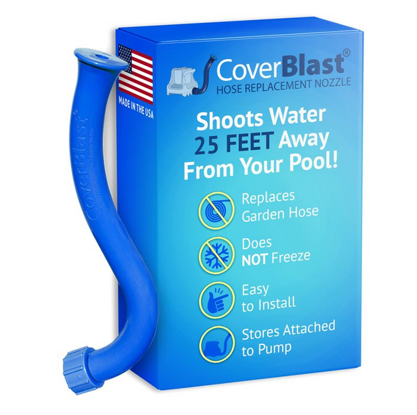 CoverBlast | CB10 | L-Shaped Pool Cover Pump Hose Nozzle