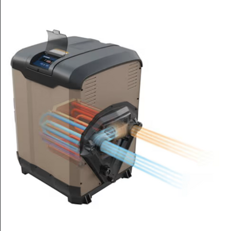 Hayward | HDF400 | Hayward HDF400 Universal HC Series Dual-Fuel 400K BTU Pool & Spa Heater – Compact, Energy-Efficient, Low NOx Hayward