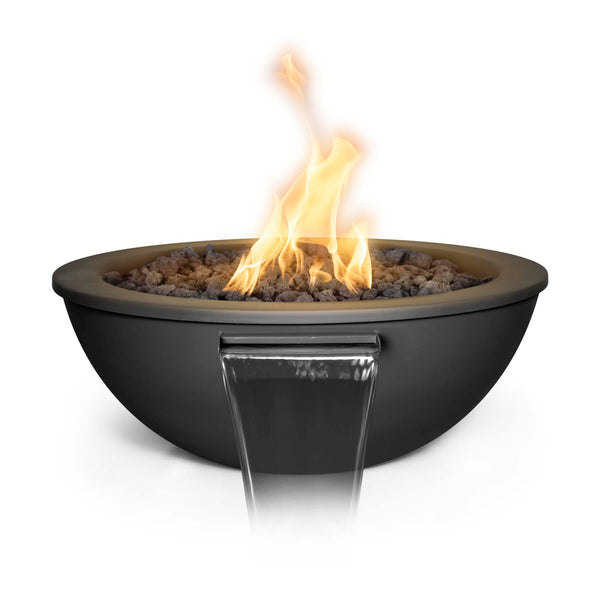 The Outdoor Plus | Sedona Fire & Water Bowl – Metal Powder Coated | Multiple Colors | Liquid Propane or Natural Gas  (2 week lead time)