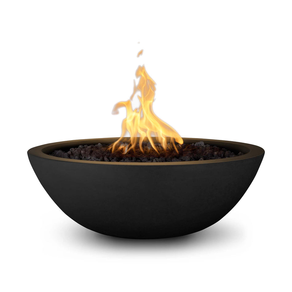 The Outdoor Plus | Sedona Fire Bowl - GFRC Concrete | 27" or 33" | Multiple Color Options | Liquid Propane (2 week lead time)