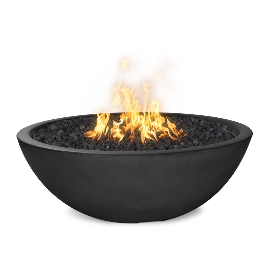 The Outdoor Plus | Sedona GFRC Fire Pit – Narrow Ledge | 48" or 60" | Multiple Colors | Liquid Propane