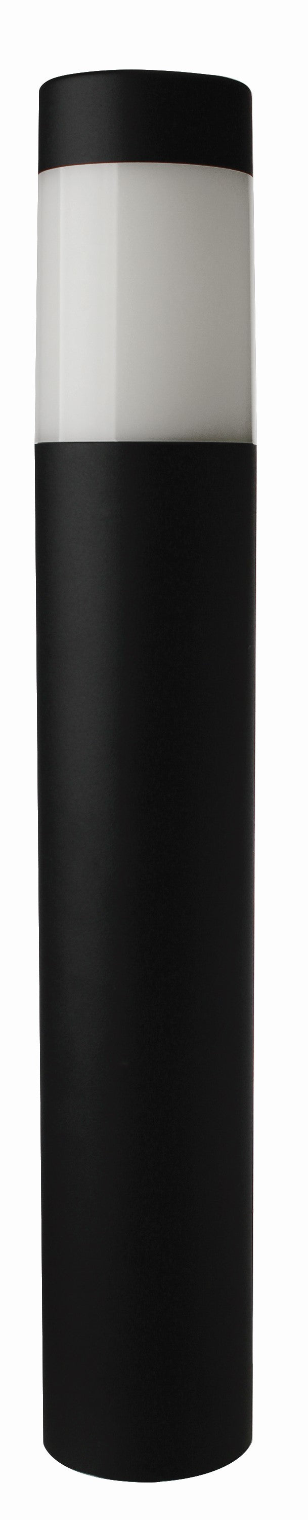 Sollos | 27543 | Bollard Pathway Light – 16" Stem, Textured Black - 12V - Fixture Only (7-10 day lead time)