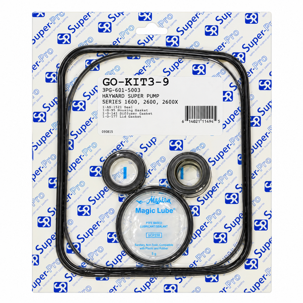 Super-Pro | GO-KIT3-9 | Hayward Super Pump Seal Kit
