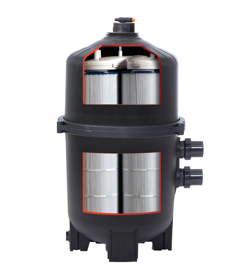 Hayward | W3C3030 | 325 SQ FT SwimClear 325 sq ft Multi-Element Cartridge Pool Filter – High-Efficiency, No Backwashing Hayward