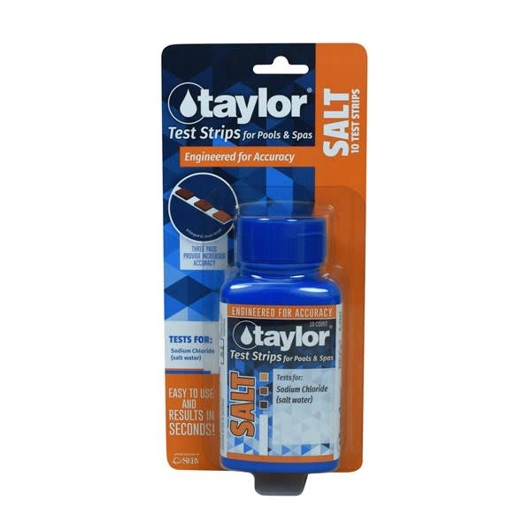 Taylor Water S-1341-12 Salt Test Strips, 10 Strips/btl, 12/case