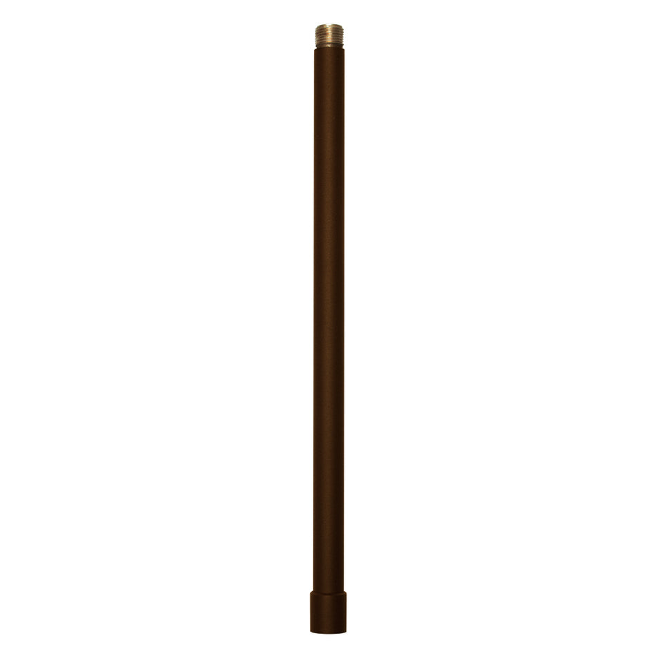 Sollos | 998007 | 12V - 18" Textured Bronze Riser for Landscape Lighting (7-10 Day Lead Time)