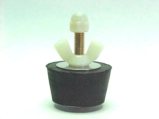 Technical Products 8BT Winter Rubber Blow Through Plug #8 w/ Nylon Wing Nut for 1-1/2" Pipe