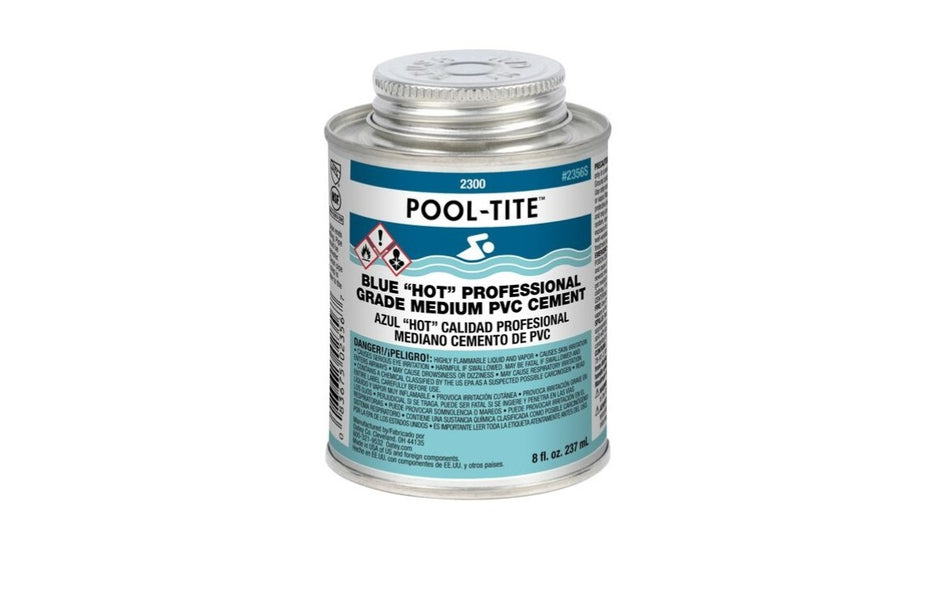 Oatey | 2356S | Pool-Tite 2300 Blue PVC Cement 8 oz