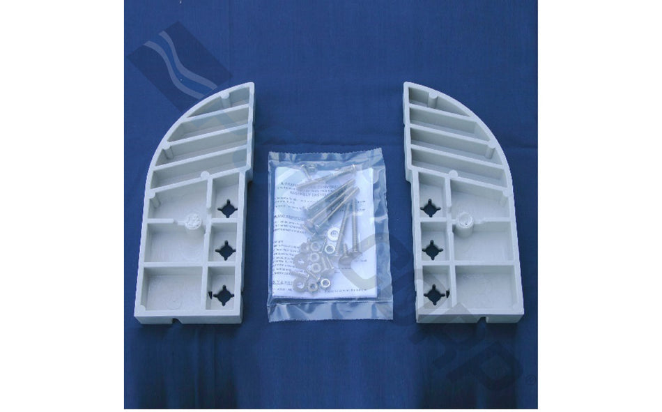 VWC | SLC-W | Slide & Lock Conversion Kit – White (Converts A-Frame Ladder to Deck Ladder)